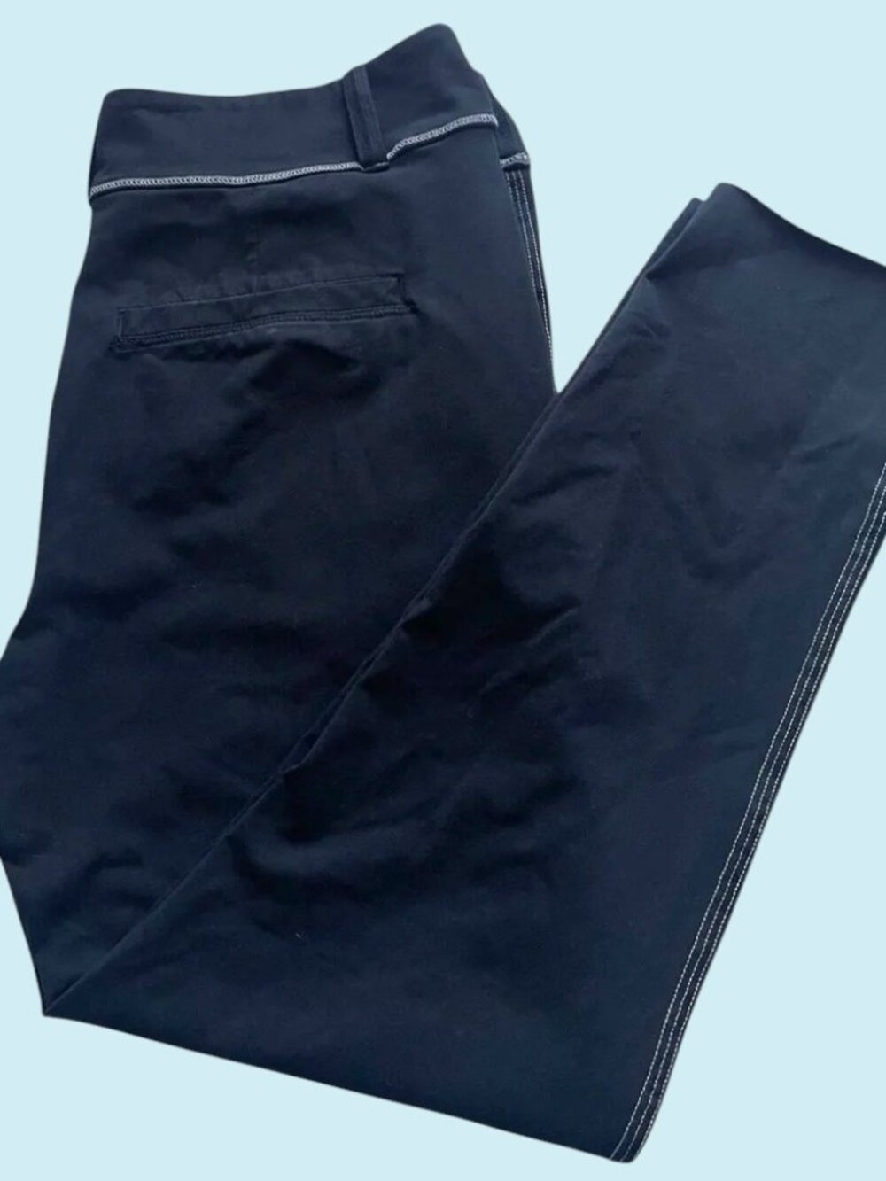 Rare Frank & Eileen Murphy Billion Dollar Pant Medium Black White Stitching